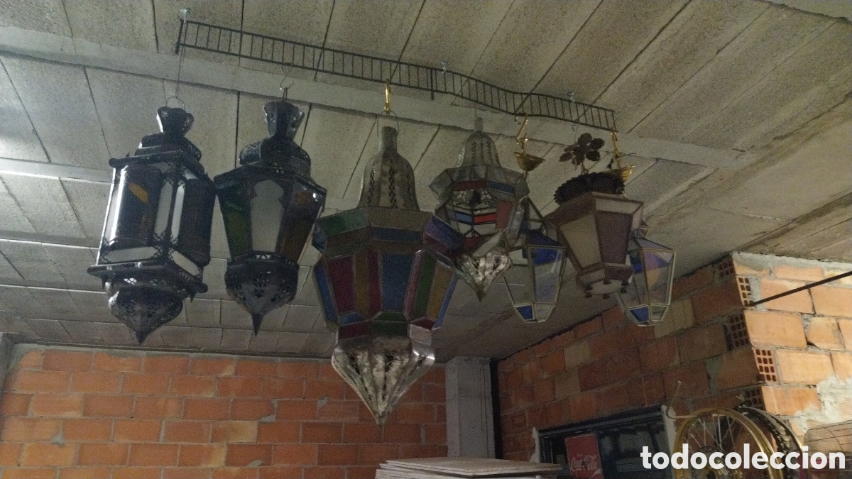 Vintage: Lote de 8 l&aacute;mparas &aacute;rabes, marroqu&iacute; - Foto 1