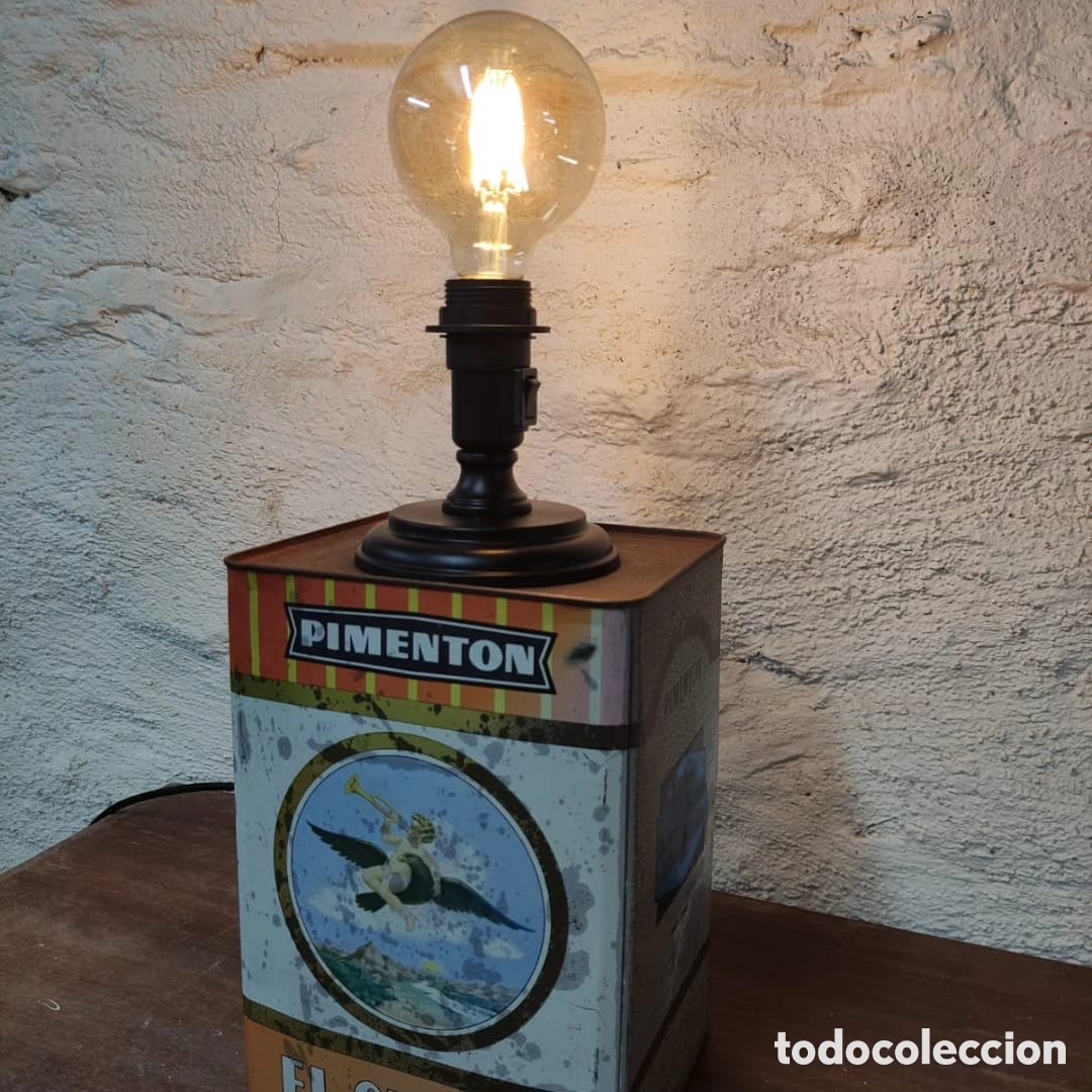 Vintage: L&aacute;mpara Dise&ntilde;o a partir de Lata - Foto 3