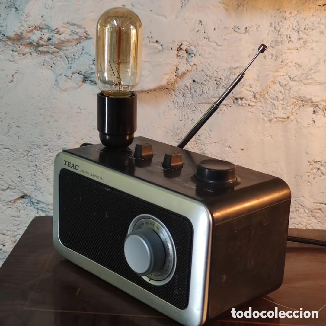 Vintage: L&aacute;mpara de dise&ntilde;o de radio - Foto 2
