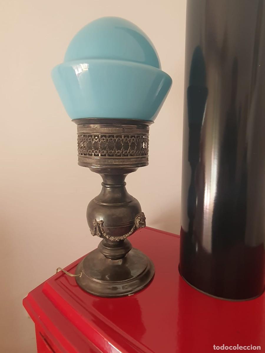 Vintage: L&aacute;mpara Vintage Opalina - Foto 1