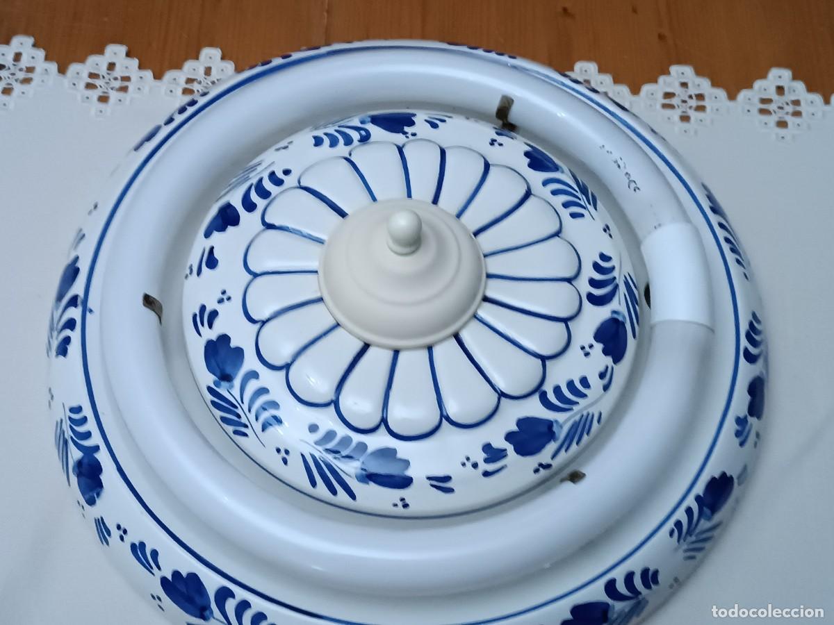 Vintage: PLAFON DE TUVO FLORESCESTE CIRCULAR - Foto 1