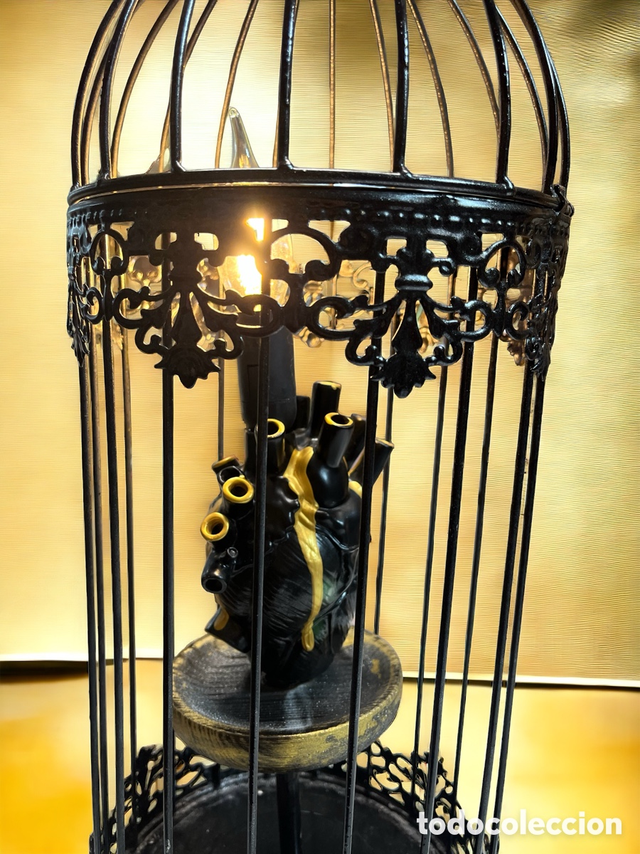 Vintage: L&aacute;mpara &ldquo;Coraz&oacute;n negro&rdquo; - Foto 5