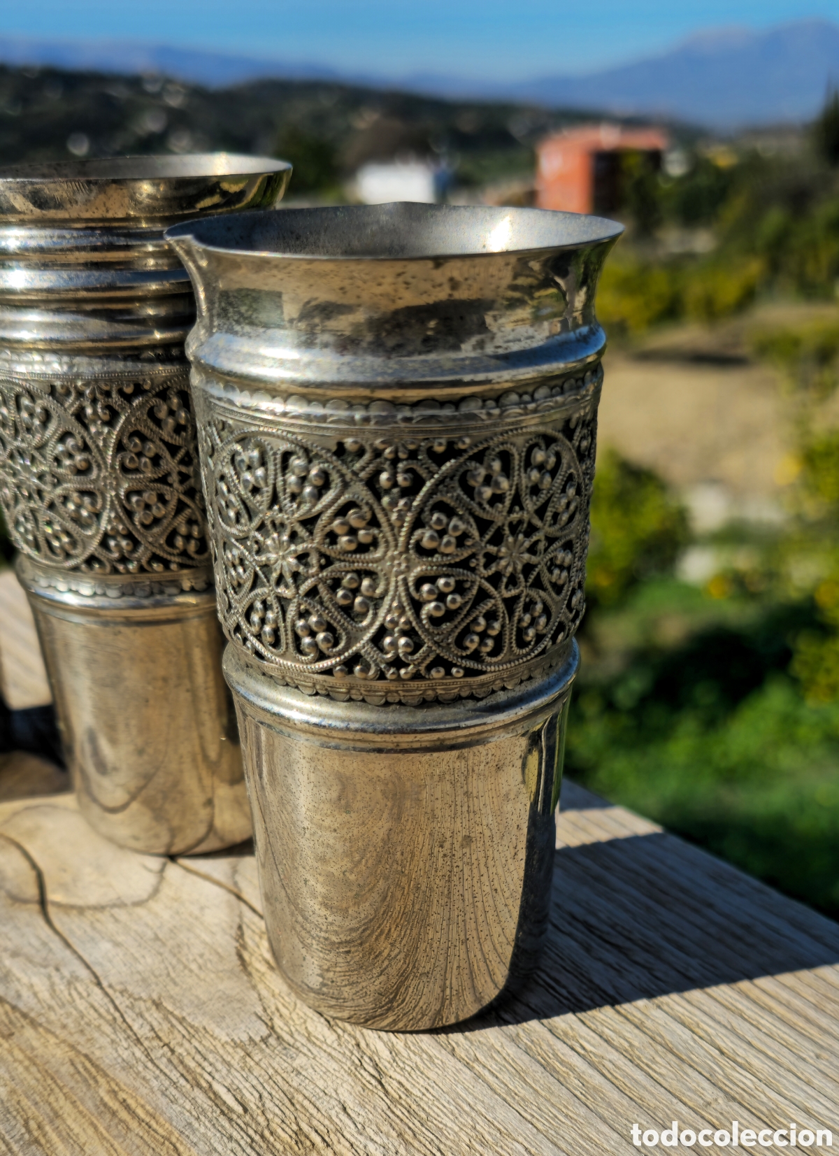 Vintage: Candeleros metal plateado - Foto 2