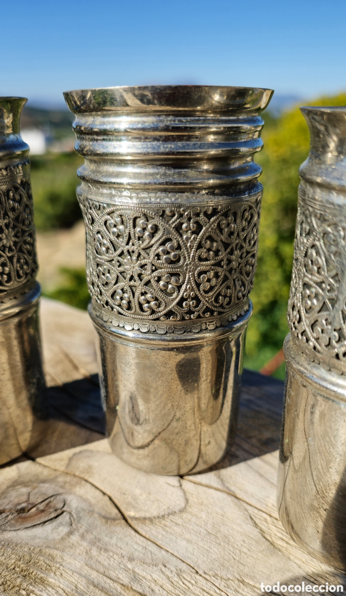 Vintage: Candeleros metal plateado - Foto 3