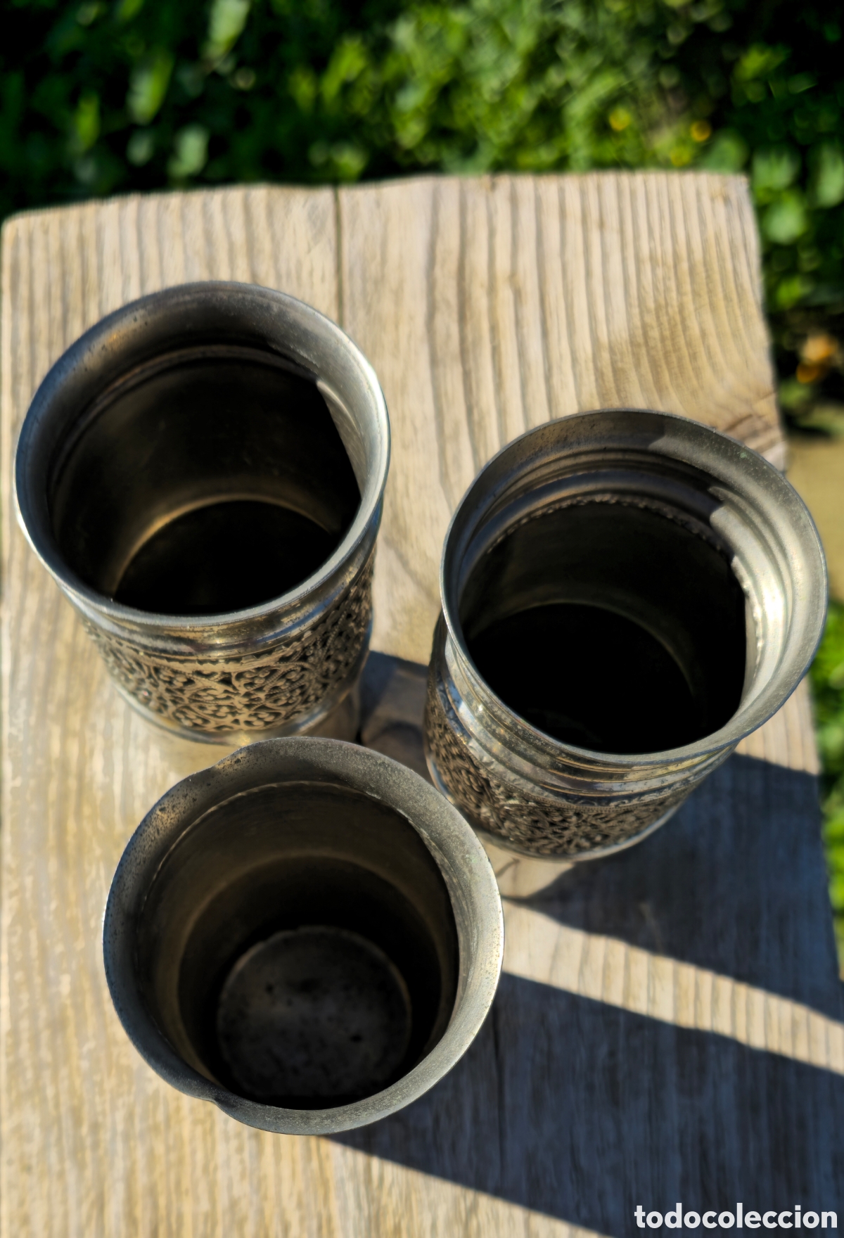 Vintage: Candeleros metal plateado - Foto 5