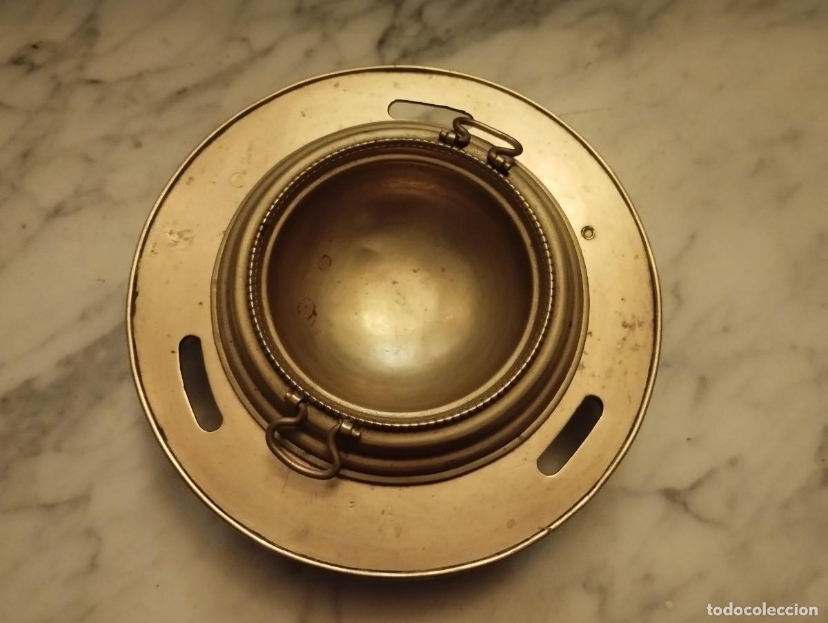 Vintage: O86. Brasero mesa dorado - Foto 1