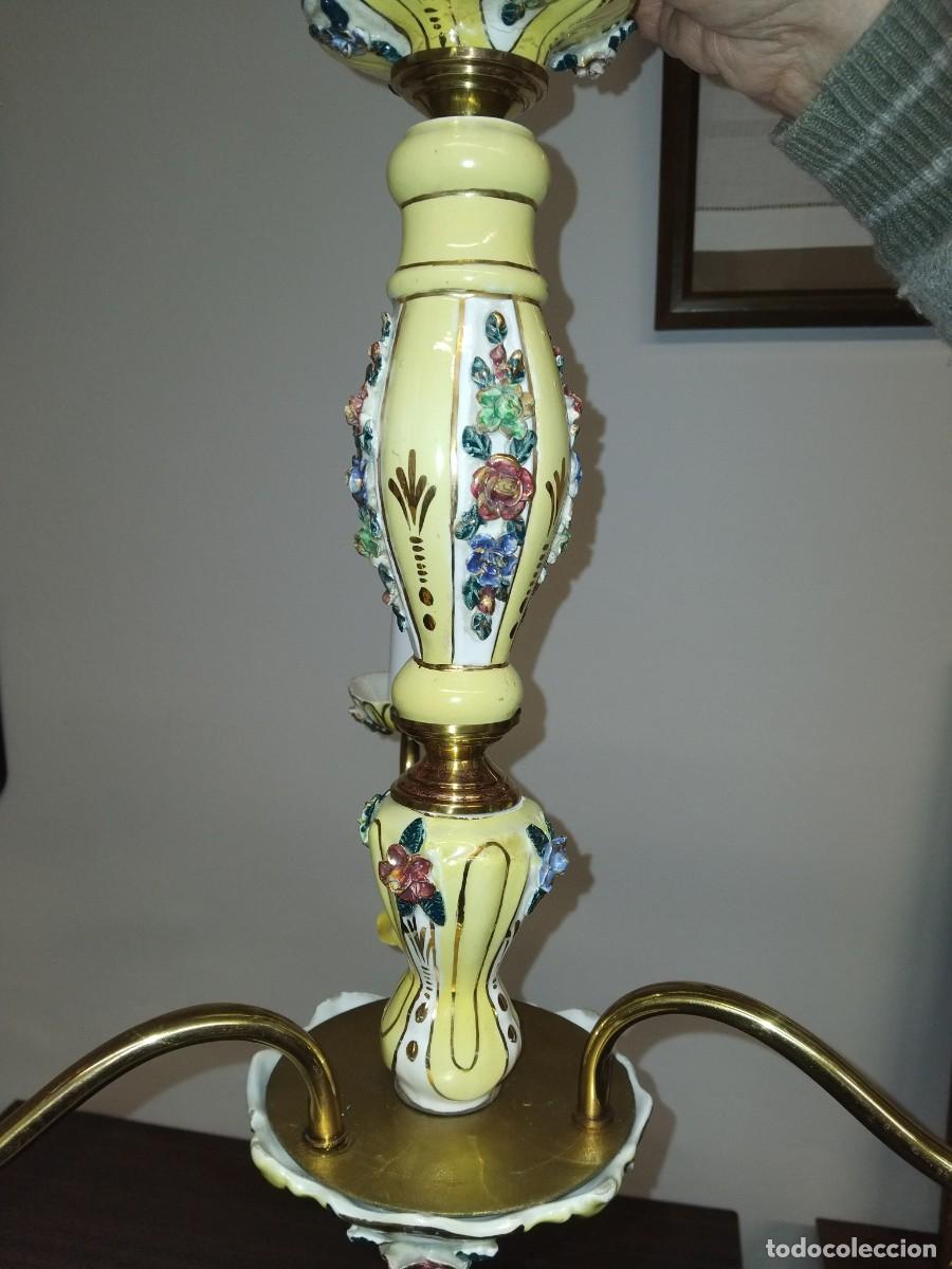 Vintage: LAMPARA DE TECHO CERAMICA MANISES - Foto 3