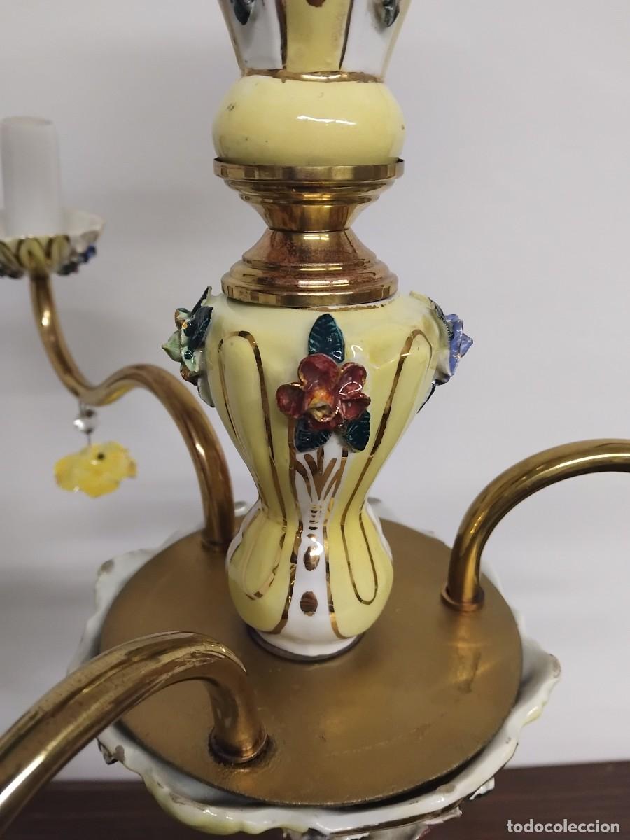 Vintage: LAMPARA DE TECHO CERAMICA MANISES - Foto 4