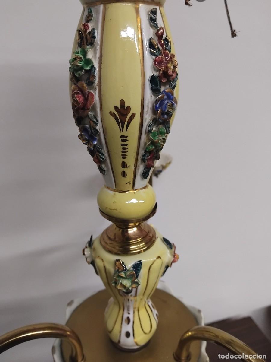 Vintage: LAMPARA DE TECHO CERAMICA MANISES - Foto 5