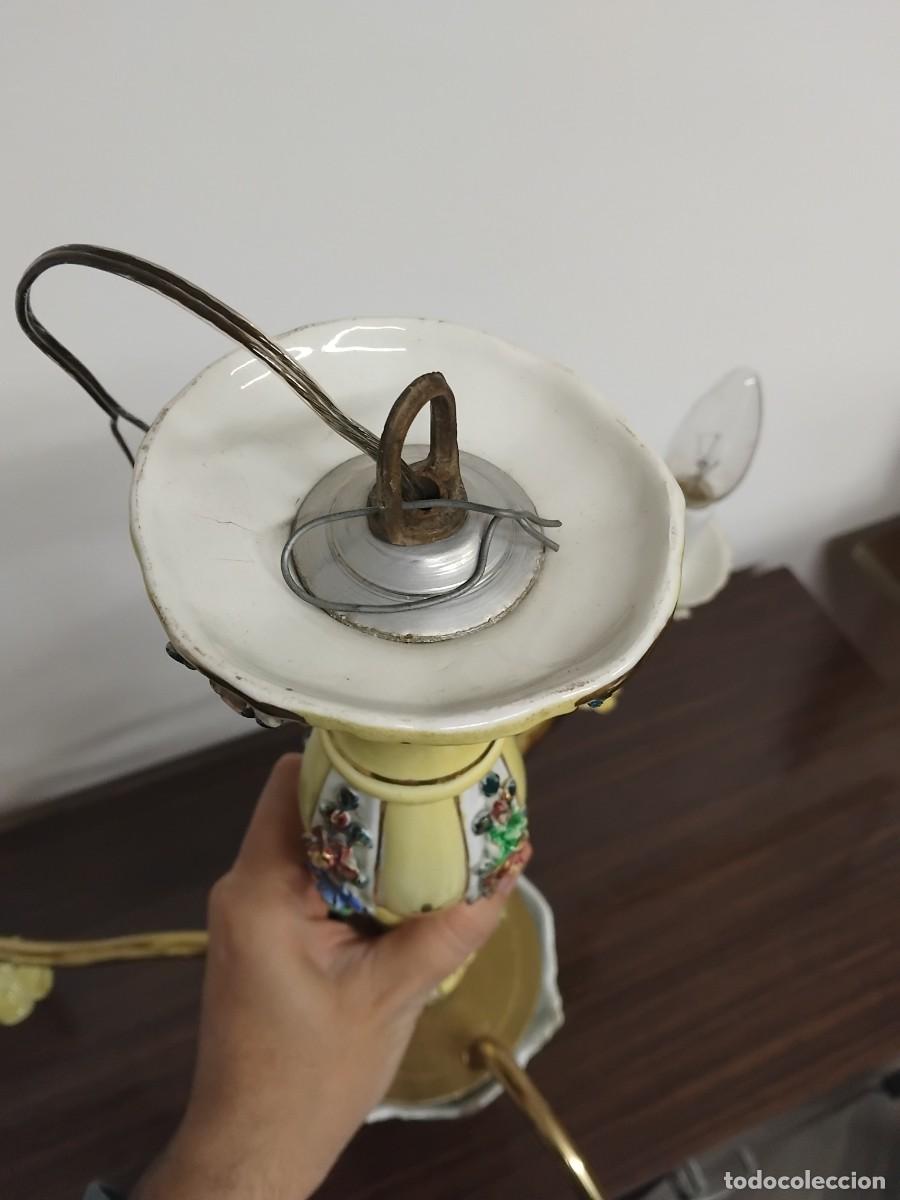 Vintage: LAMPARA DE TECHO CERAMICA MANISES - Foto 11