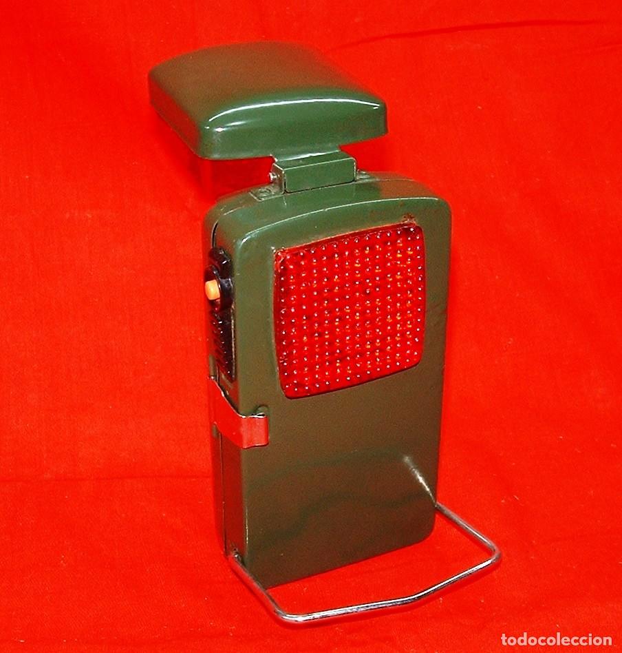 Vintage: LINTERNA DE SE&Ntilde;ALES ROJO-VERDE - Foto 2