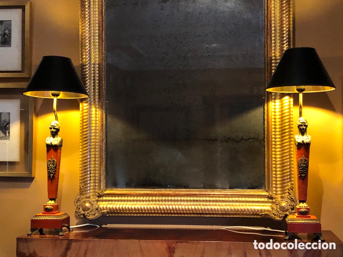 Vintage: 2 lamparas imperio (replicas) - Foto 1
