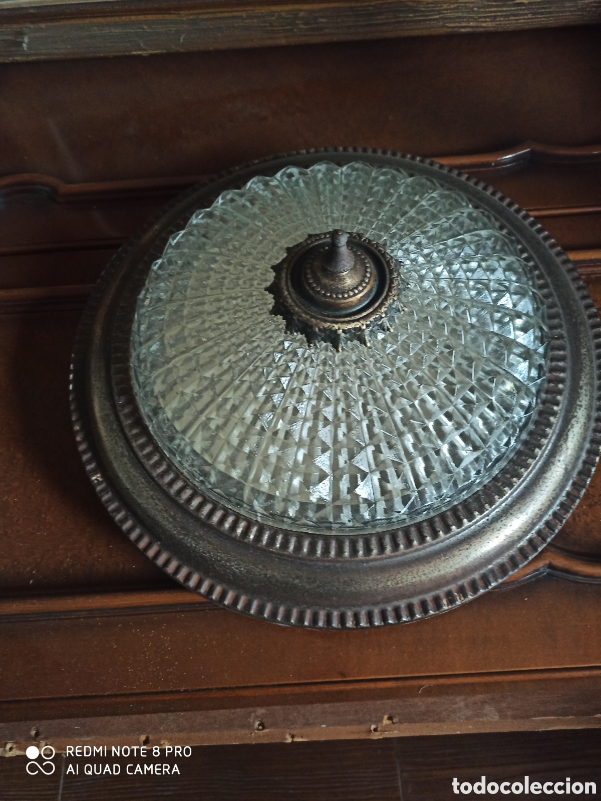 Vintage: Plaf&oacute;n de luz grande - Foto 1