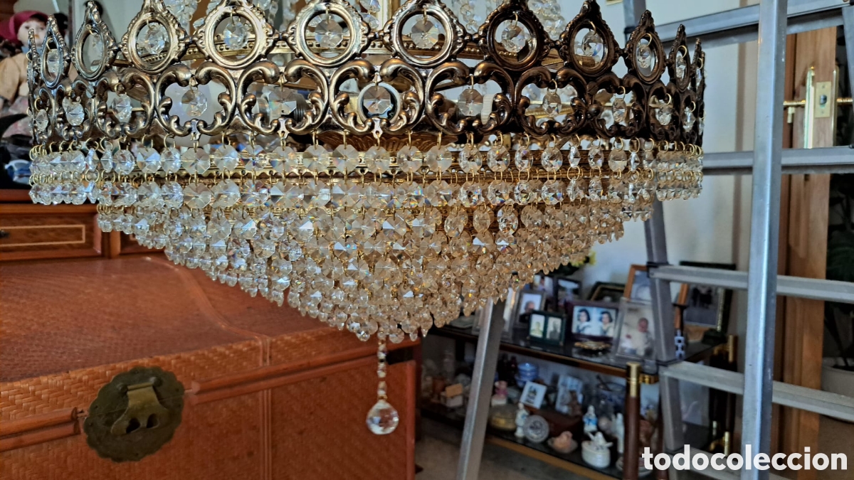 Vintage: L&aacute;mparas de sal&oacute;n Swaroski - Foto 6