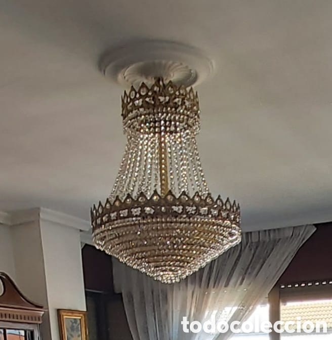 Vintage: L&aacute;mparas de sal&oacute;n Swaroski - Foto 7