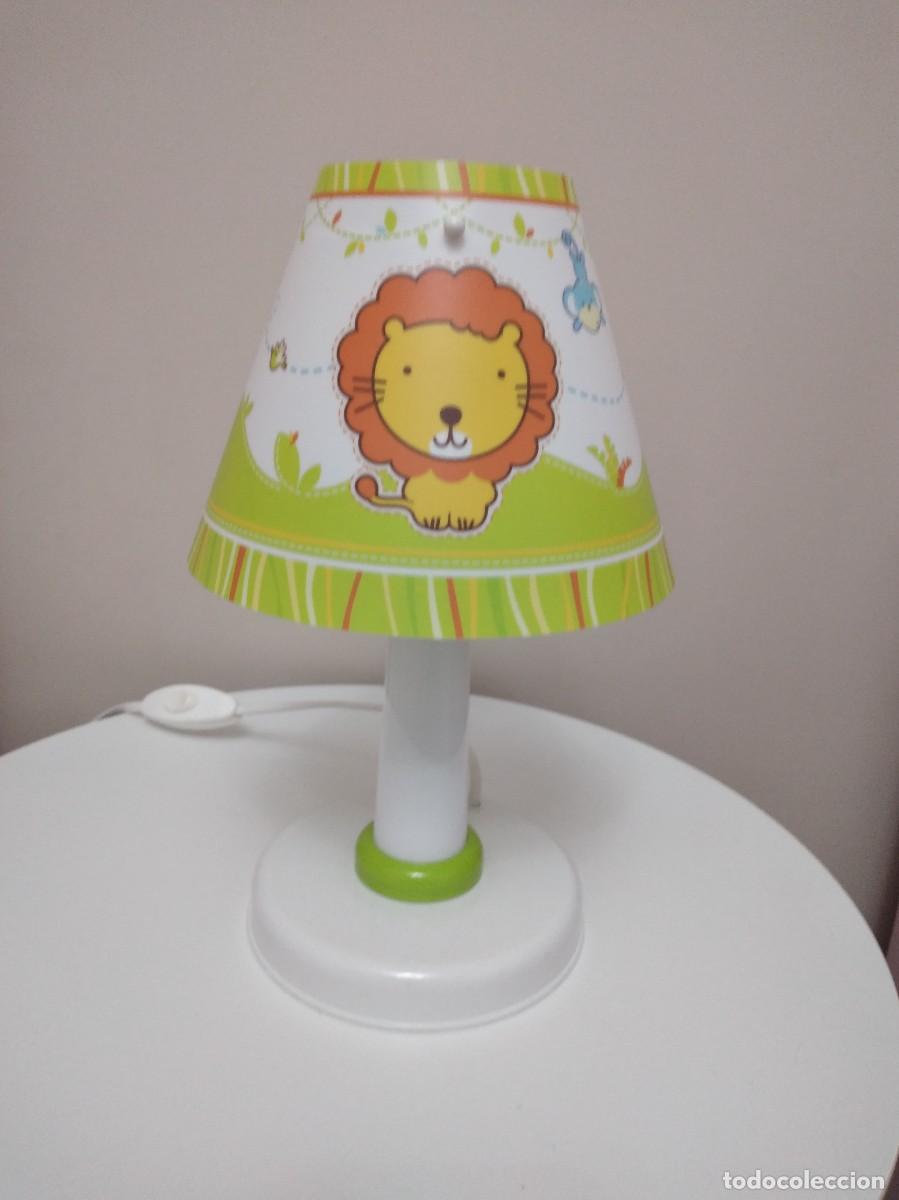 Vintage: Lampara infantil para mesilla de noche - Foto 1