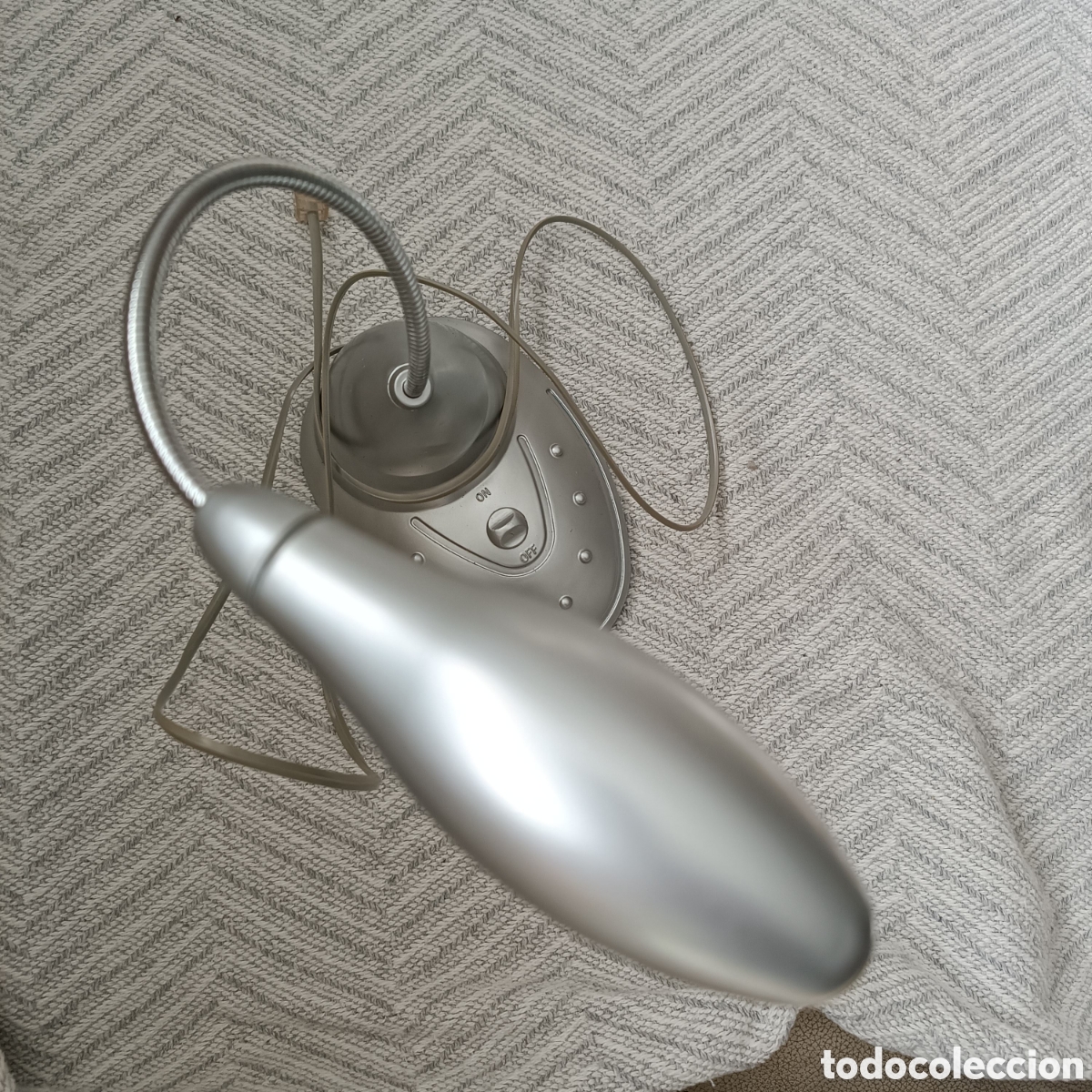 Vintage: Lampara con clema para conectarla en el tel&eacute;fono - Foto 2