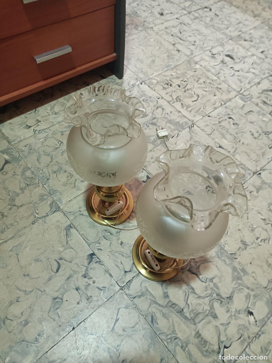 Vintage: L&aacute;mparas de mesita de noche - Foto 3