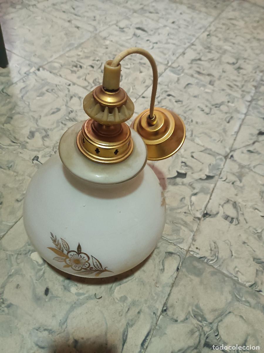 Vintage: L&aacute;mpara de techo antigua - Foto 4