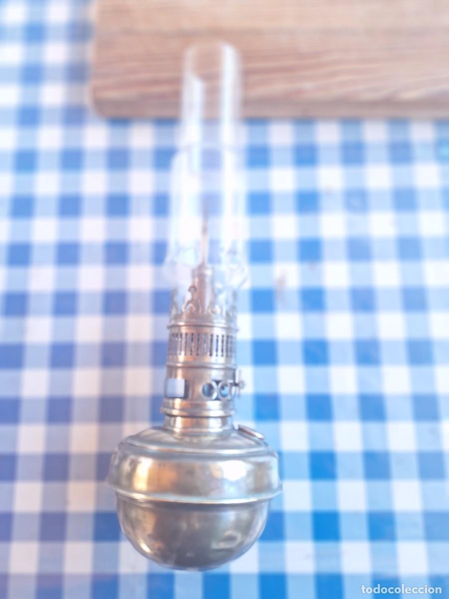 Vintage: Quinqu&eacute; de laton con cristal - Foto 1