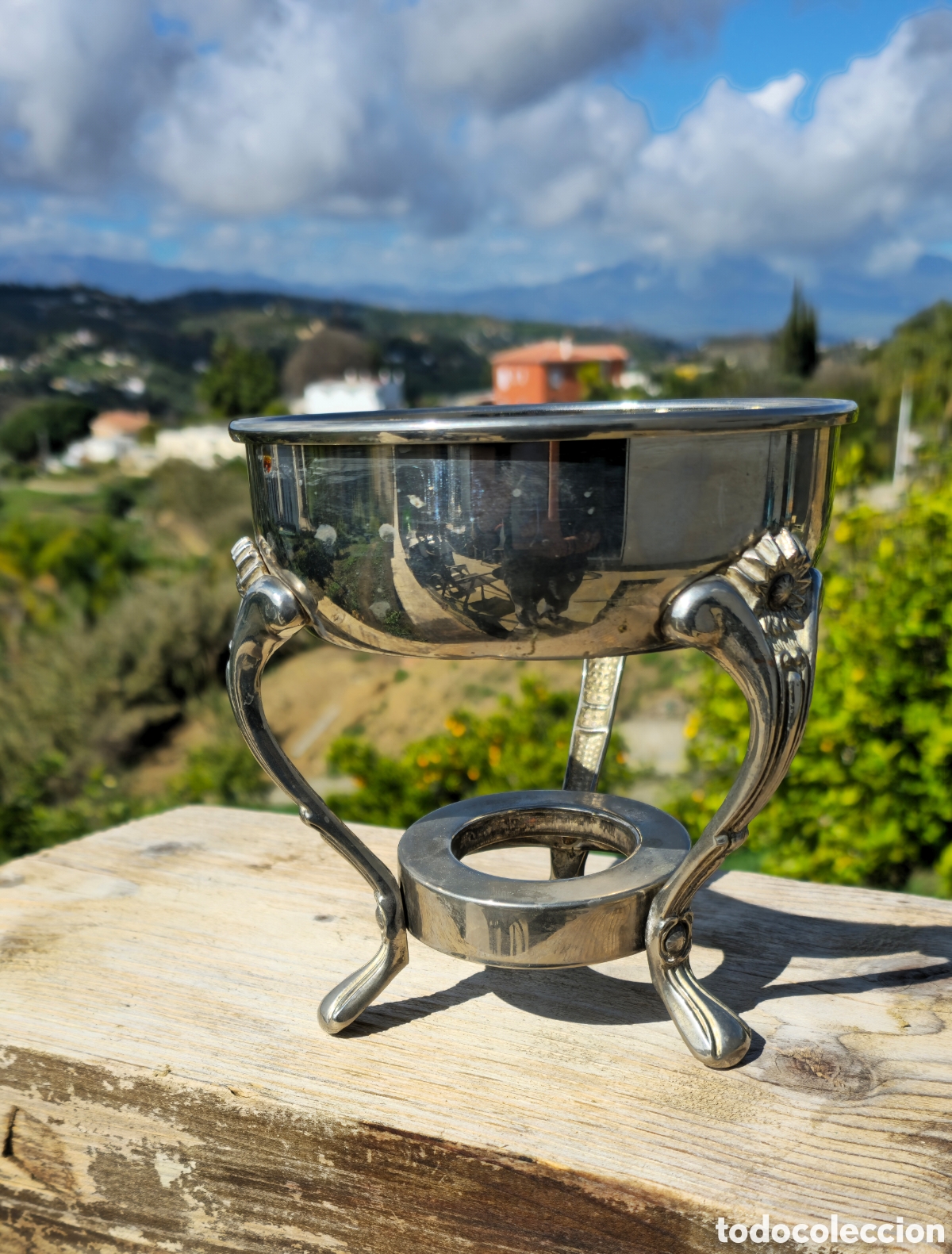 Vintage: Calentador y asa cafetera turca - Foto 1