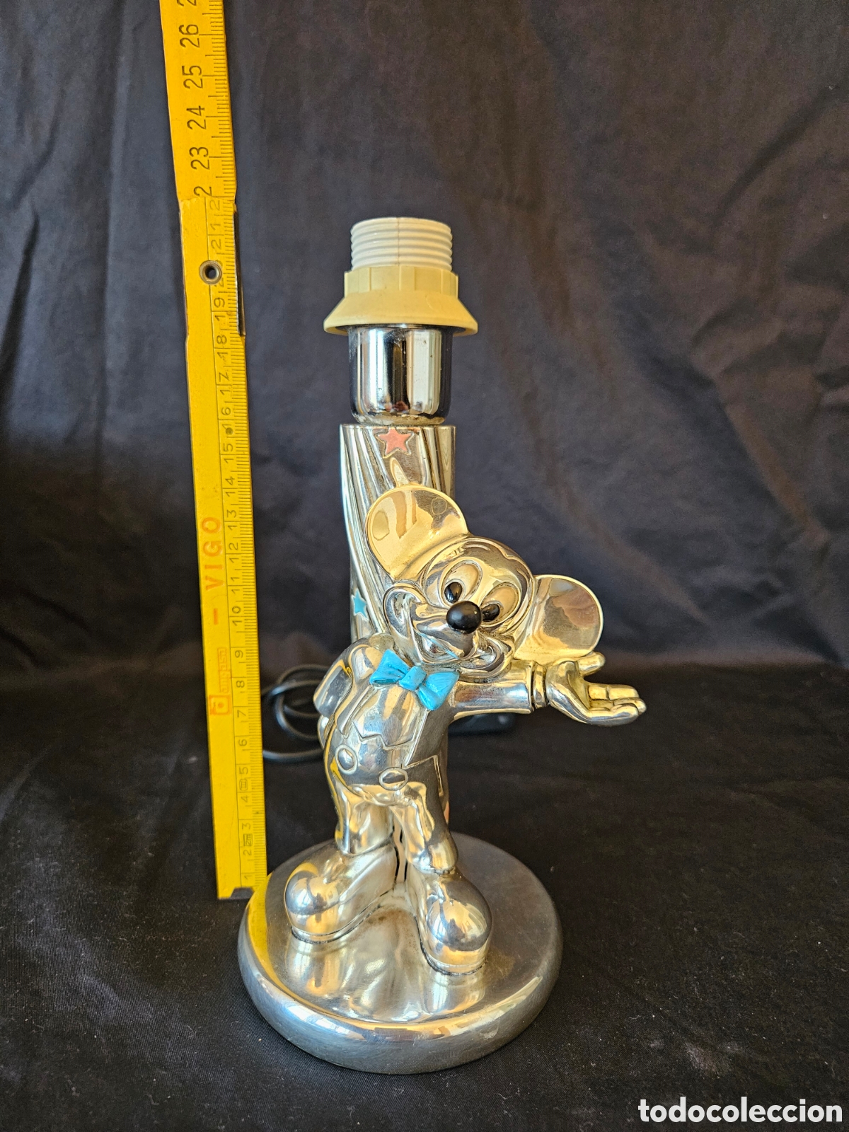 Vintage: L&aacute;mparas Mickey y Minnie Disney Plata - Foto 19