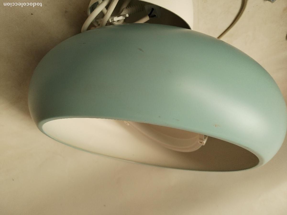 Vintage: lampara de techo vintage azul - Foto 2