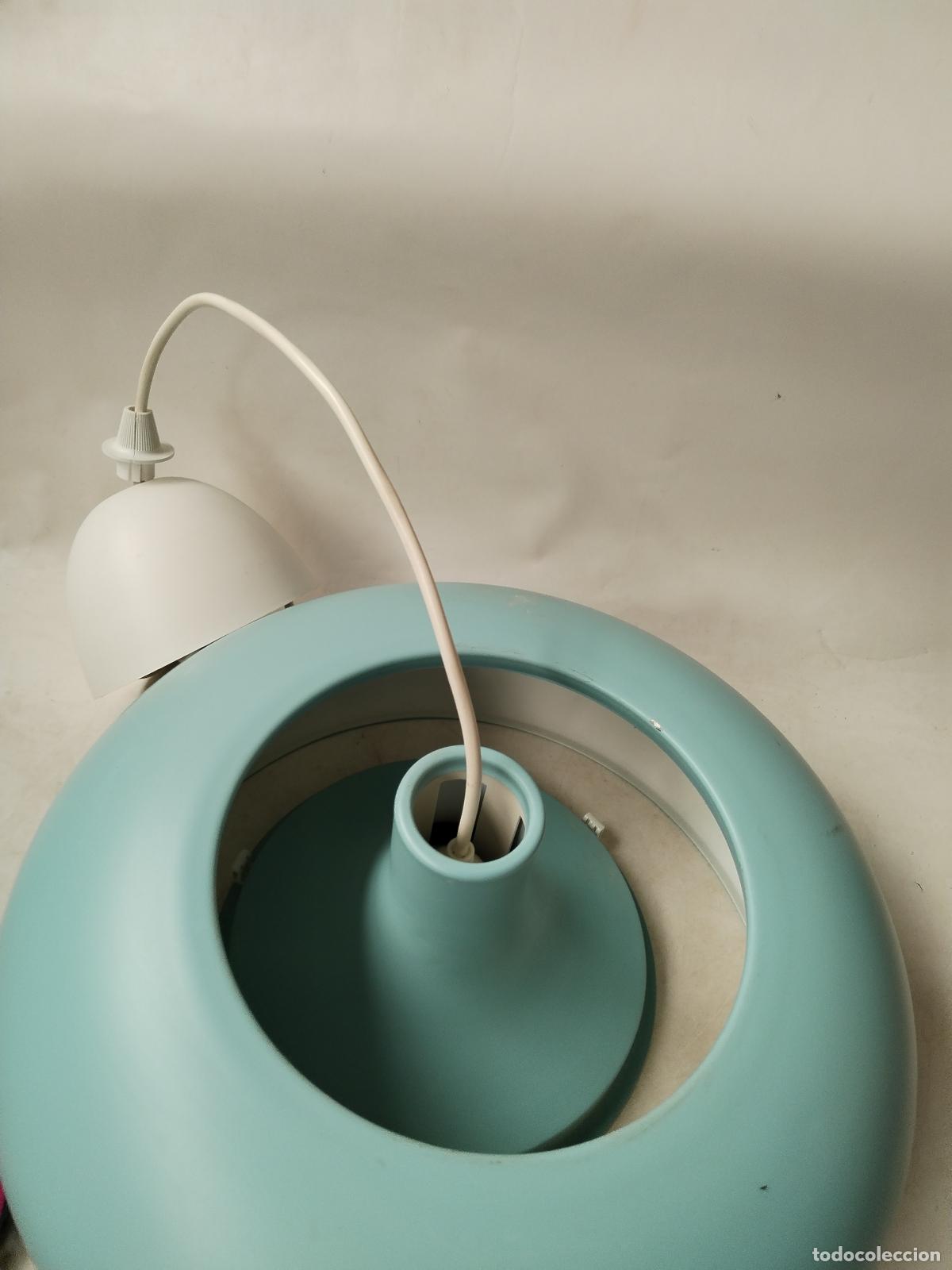 Vintage: lampara de techo vintage azul - Foto 4