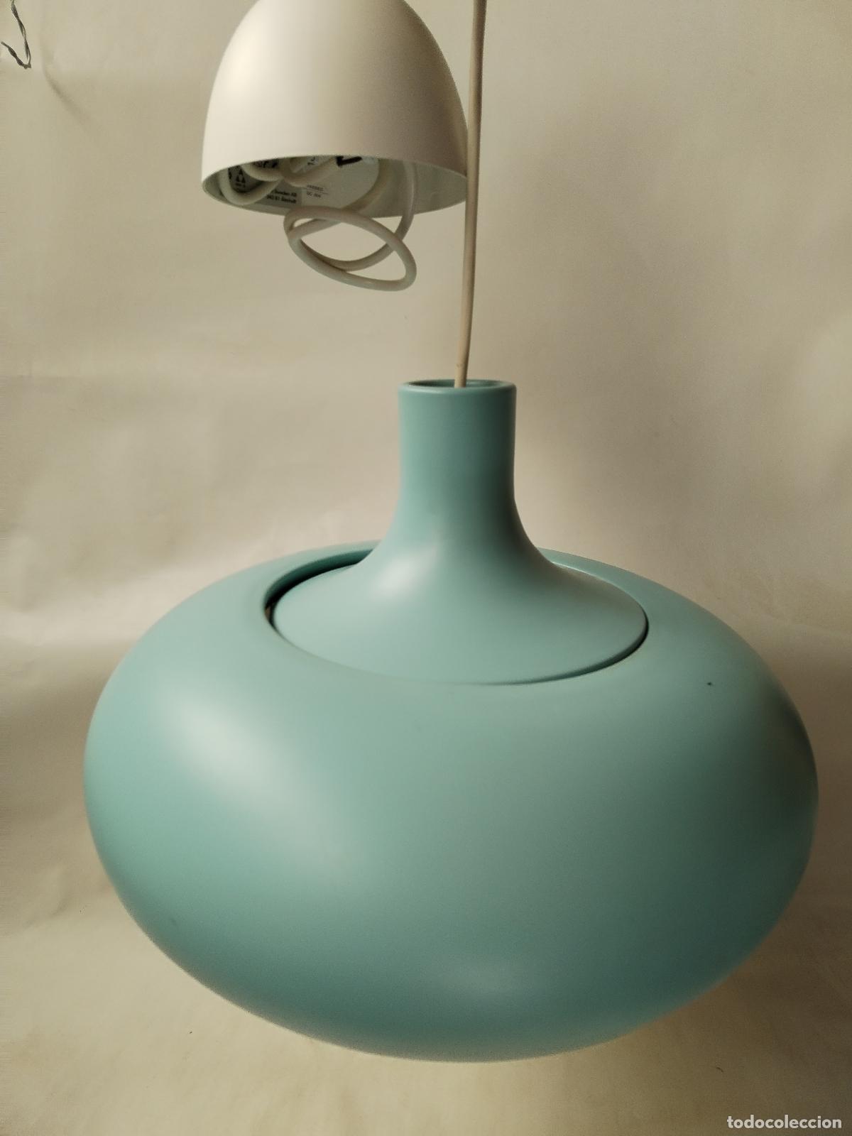 Vintage: lampara de techo vintage azul - Foto 5