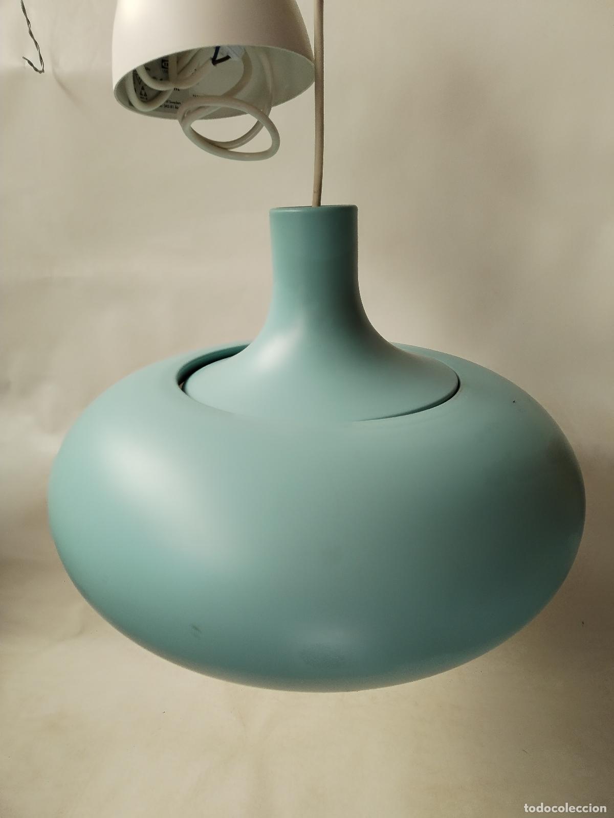 Vintage: lampara de techo vintage azul - Foto 7