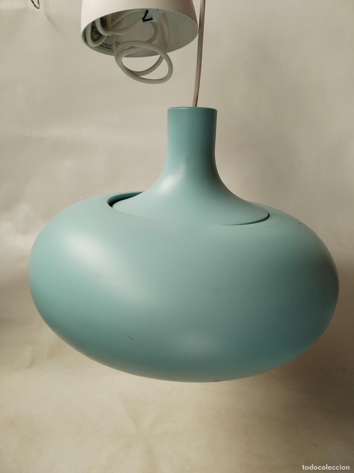 Vintage: lampara de techo vintage azul - Foto 1