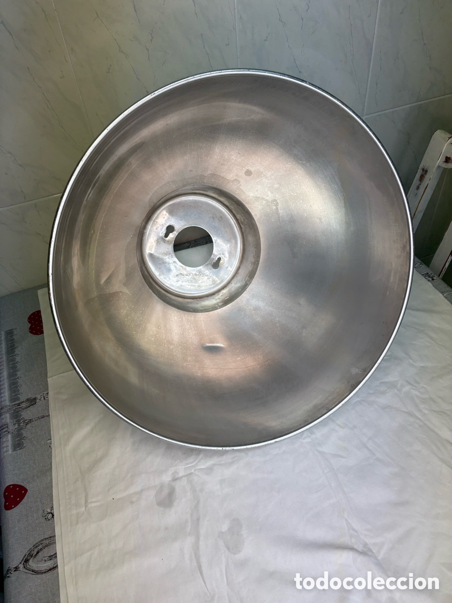 Vintage: 2 lamparas aluminio industriales - Foto 19