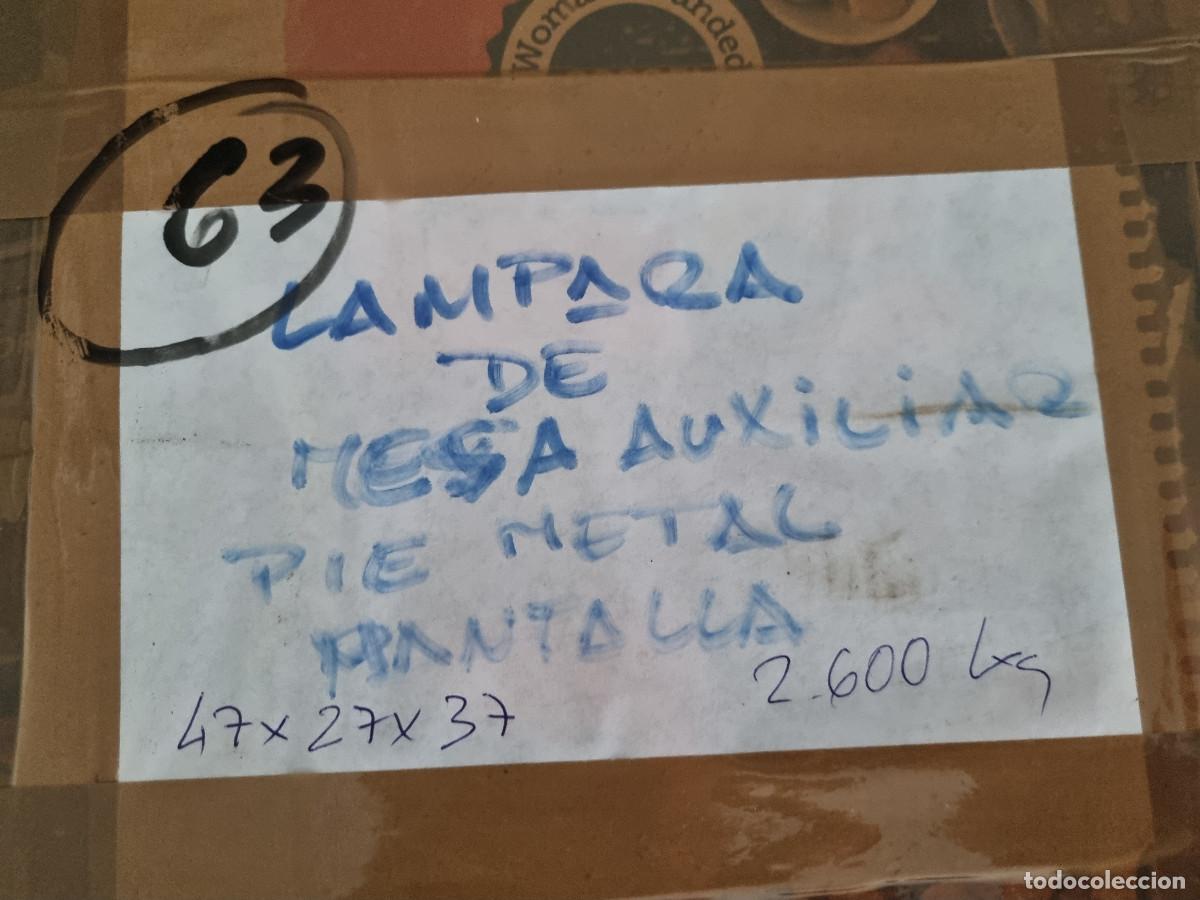 Vintage: LAMPARA BAJA CON PANTALLA - Foto 13