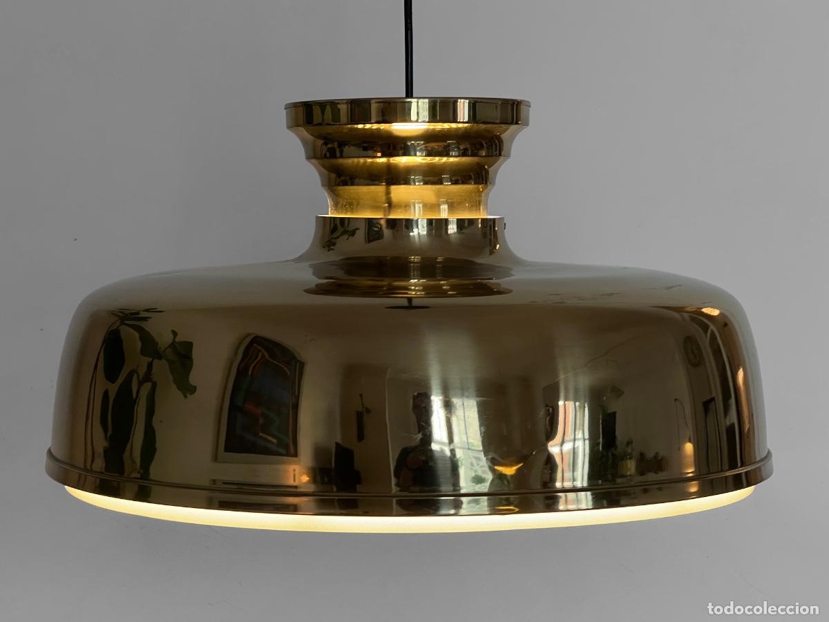 Vintage: Large brass pendant light. Sweden 1960s - Foto 2