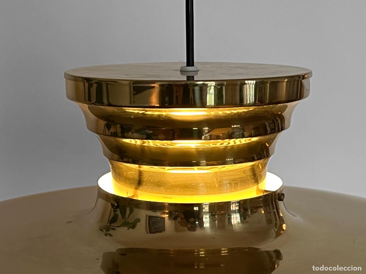 Vintage: Large brass pendant light. Sweden 1960s - Foto 7