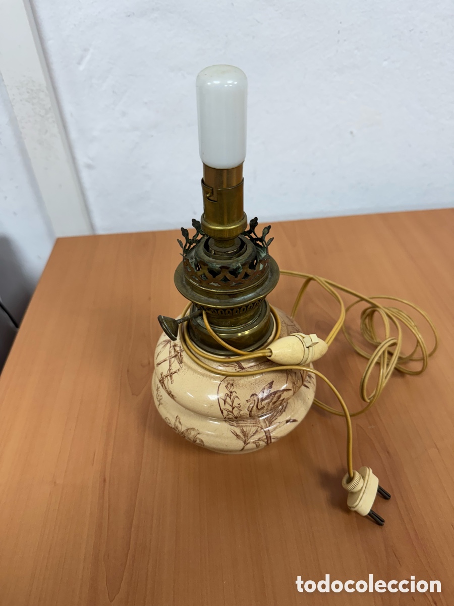 Vintage: L&aacute;mpara antigua con cable - Foto 2