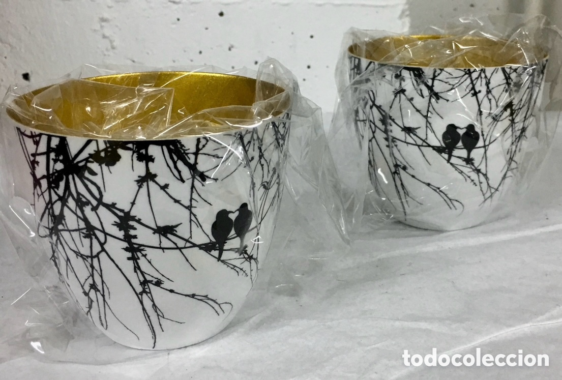 Vintage: Luminaria. KAOLIN. Blanca. Pareja. - Foto 1
