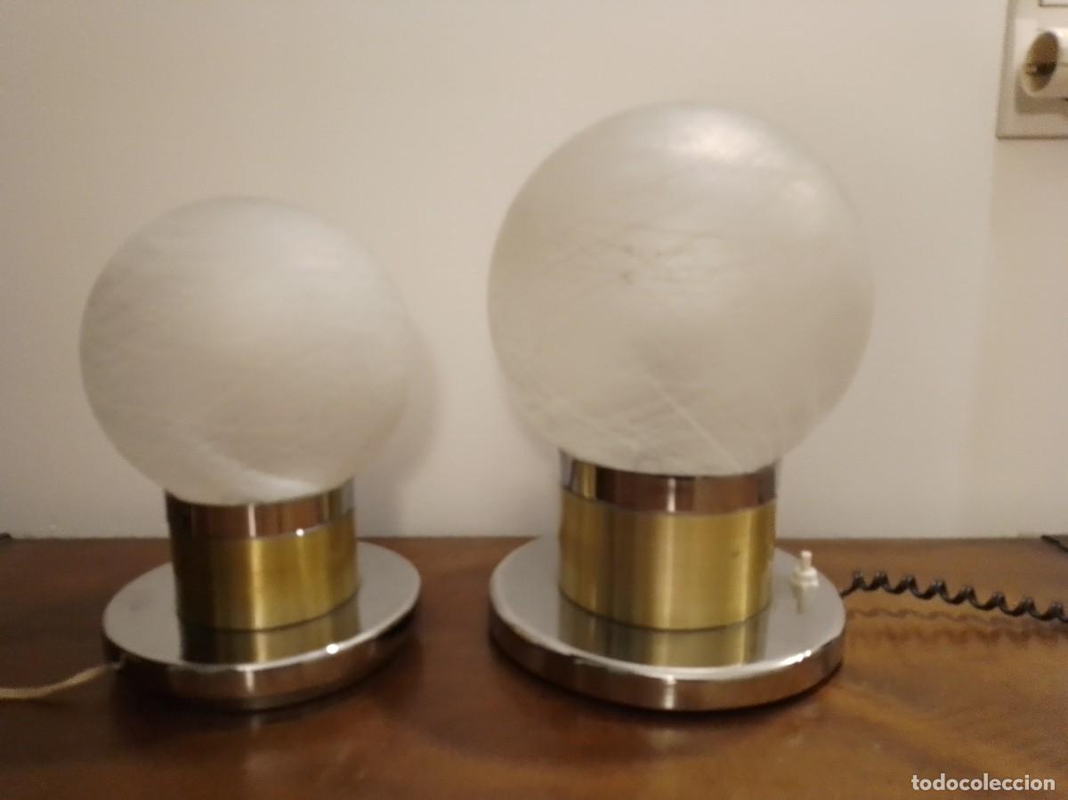 Vintage: 2 l&aacute;mparas vintage space age - Foto 2
