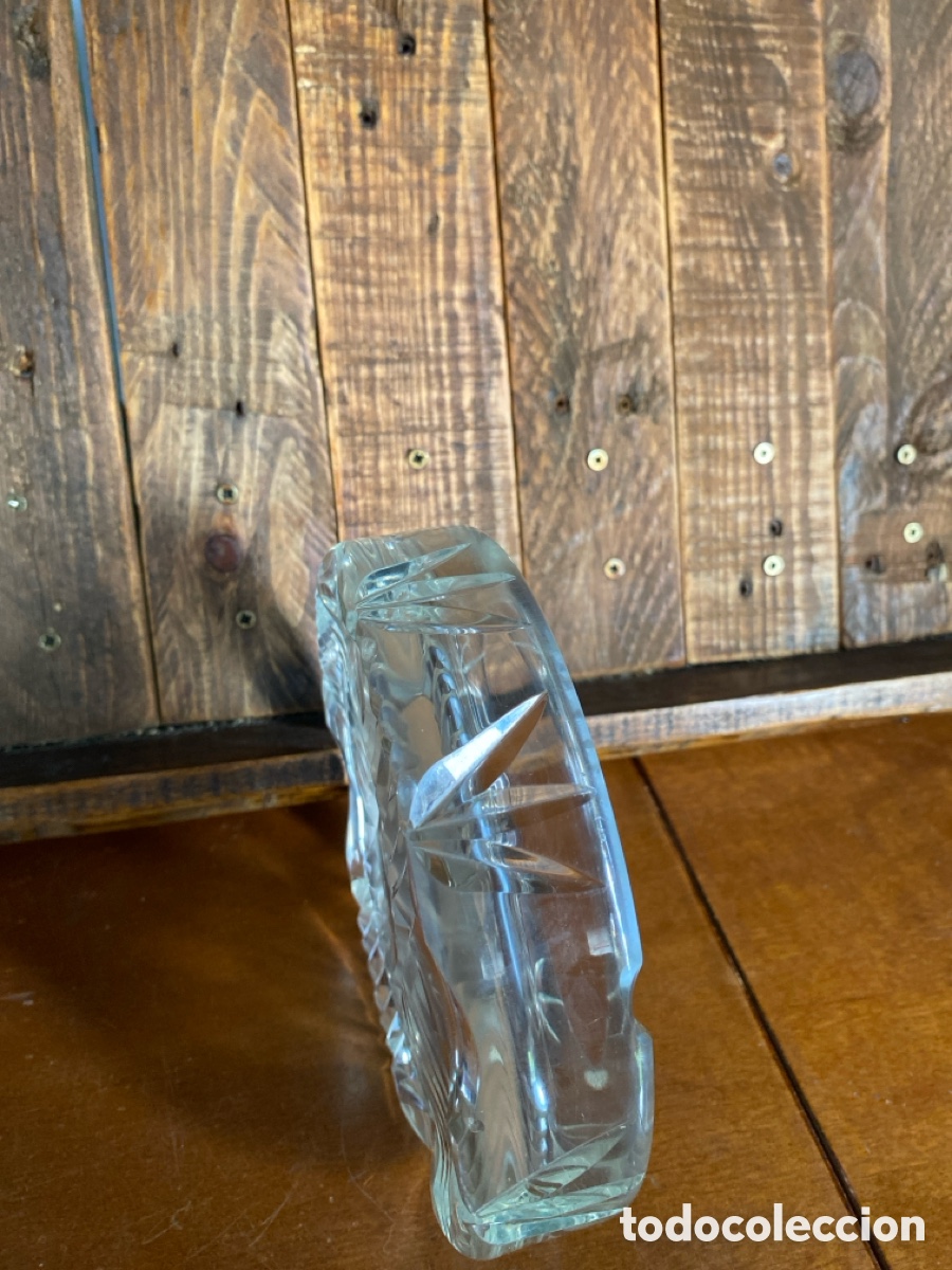 Vintage: Cenicero de cristal tallado - Foto 3