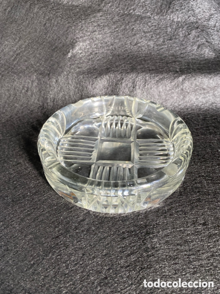 Vintage: Cenicero de cristal tallado - Foto 7