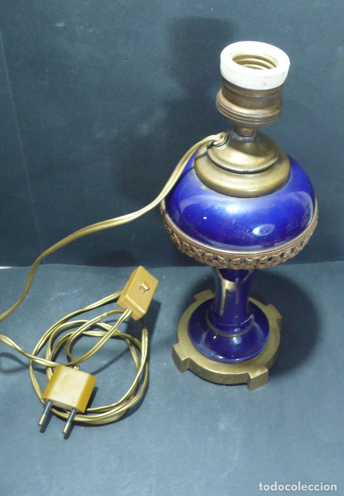 Vintage: PIE DE LAMPARA PORCELANA - Foto 2
