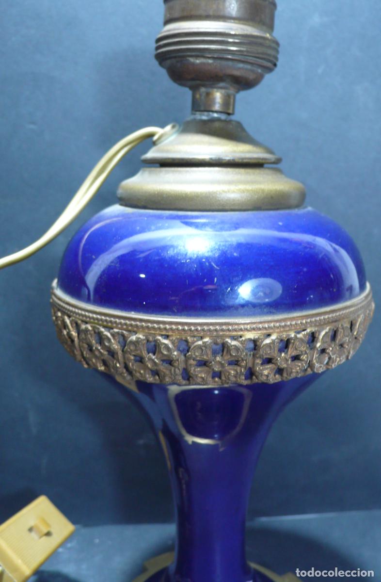 Vintage: PIE DE LAMPARA PORCELANA - Foto 3