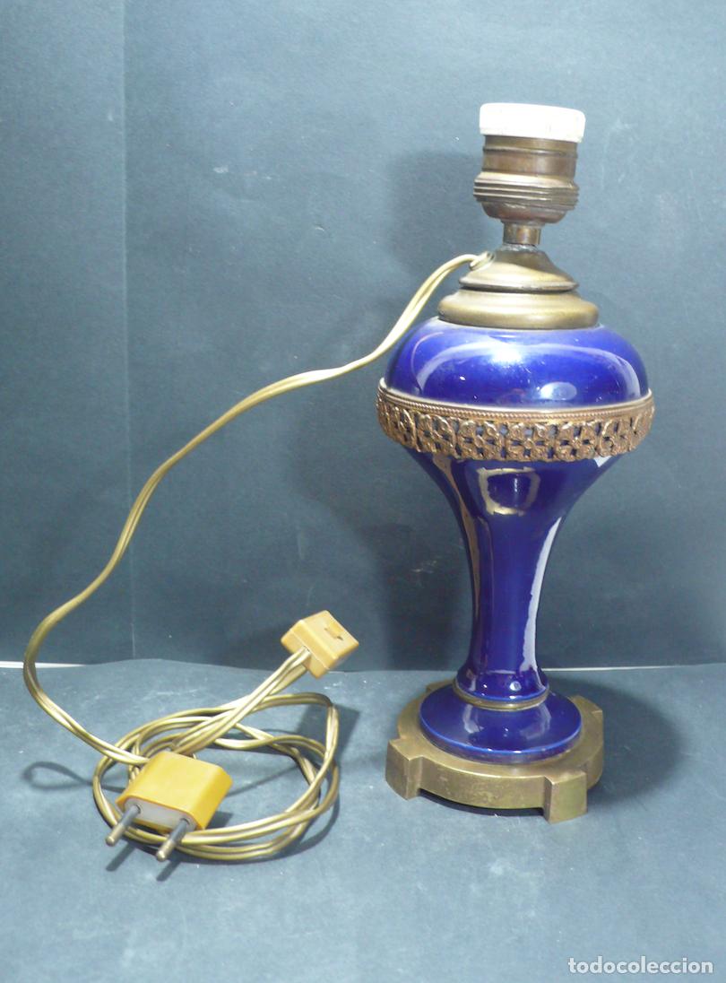 Vintage: PIE DE LAMPARA PORCELANA - Foto 1