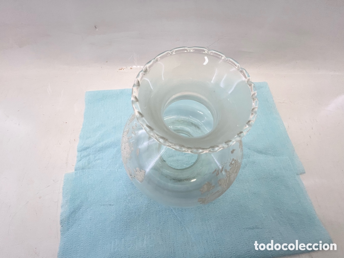 Vintage: Plaf&oacute;n transparente con 3 dibujos en blanco - Foto 7
