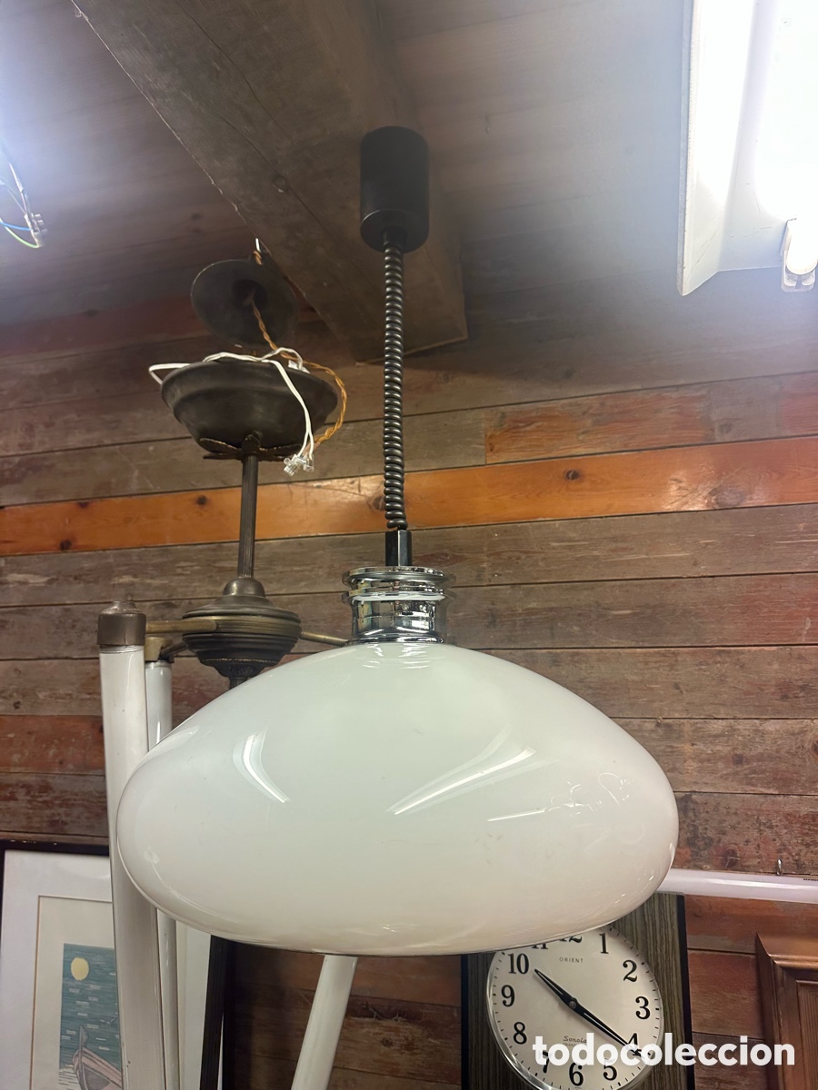 Vintage: Lampara techo vintage blanca - Foto 4