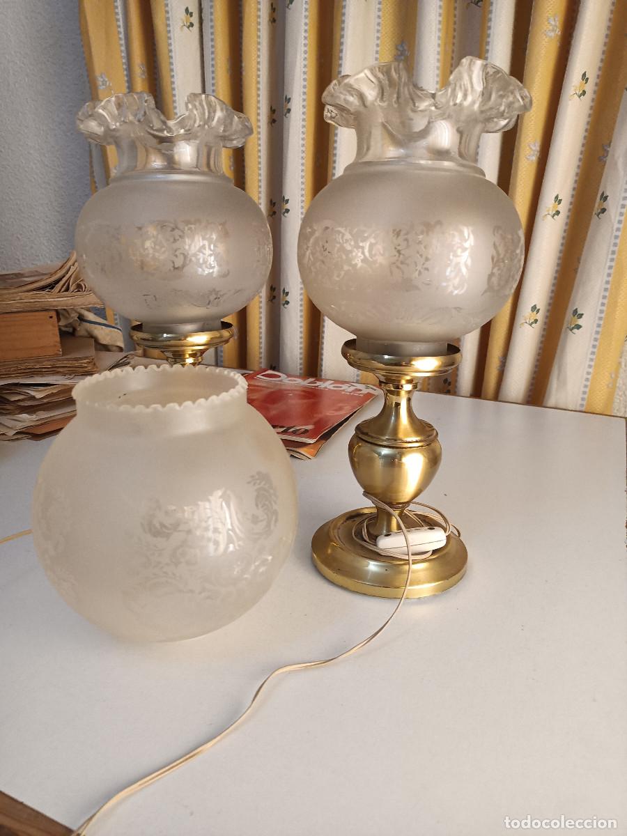 Vintage: L&aacute;mparas de mesita de noche - Foto 2