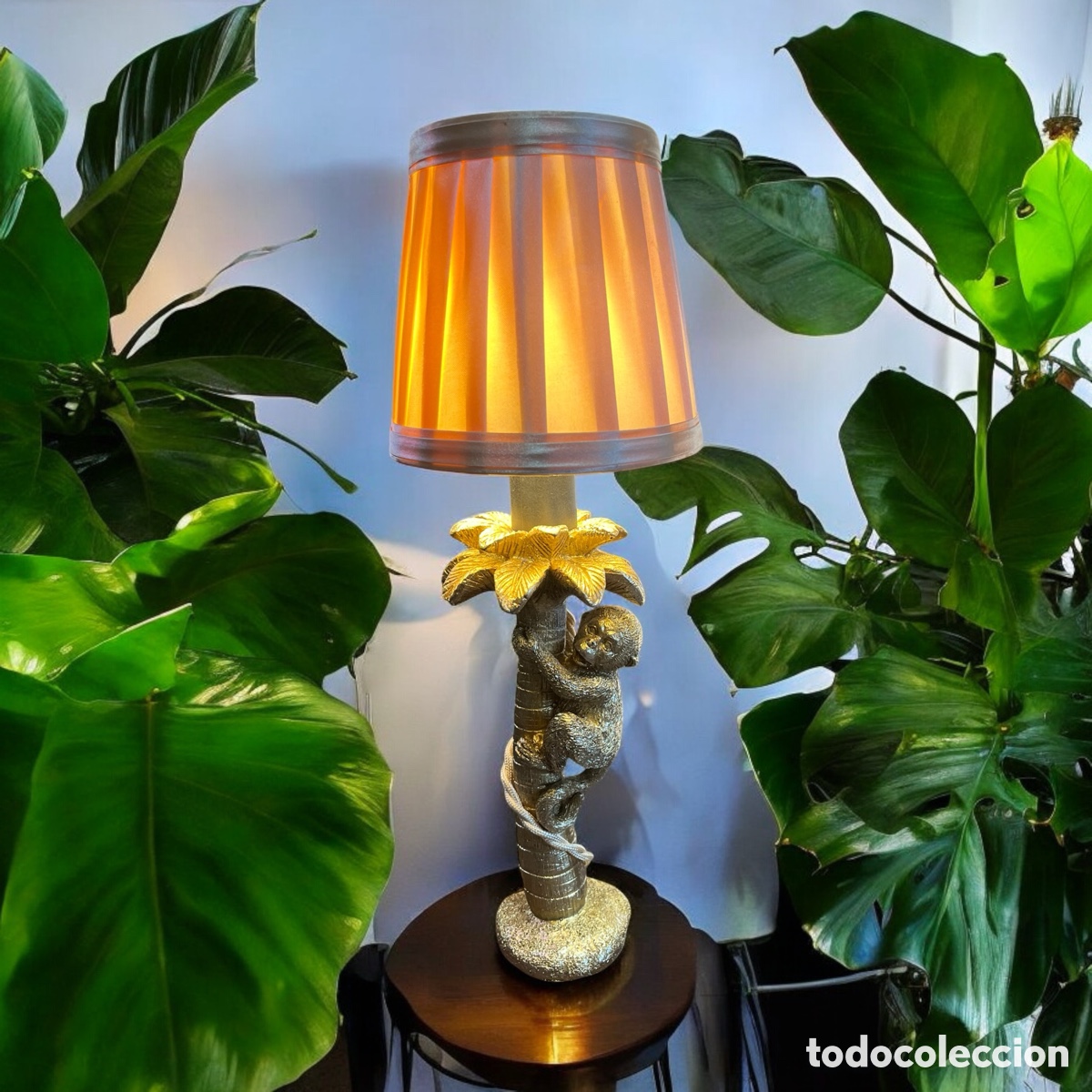 Vintage: L&aacute;mpara mono en palmera - Foto 3