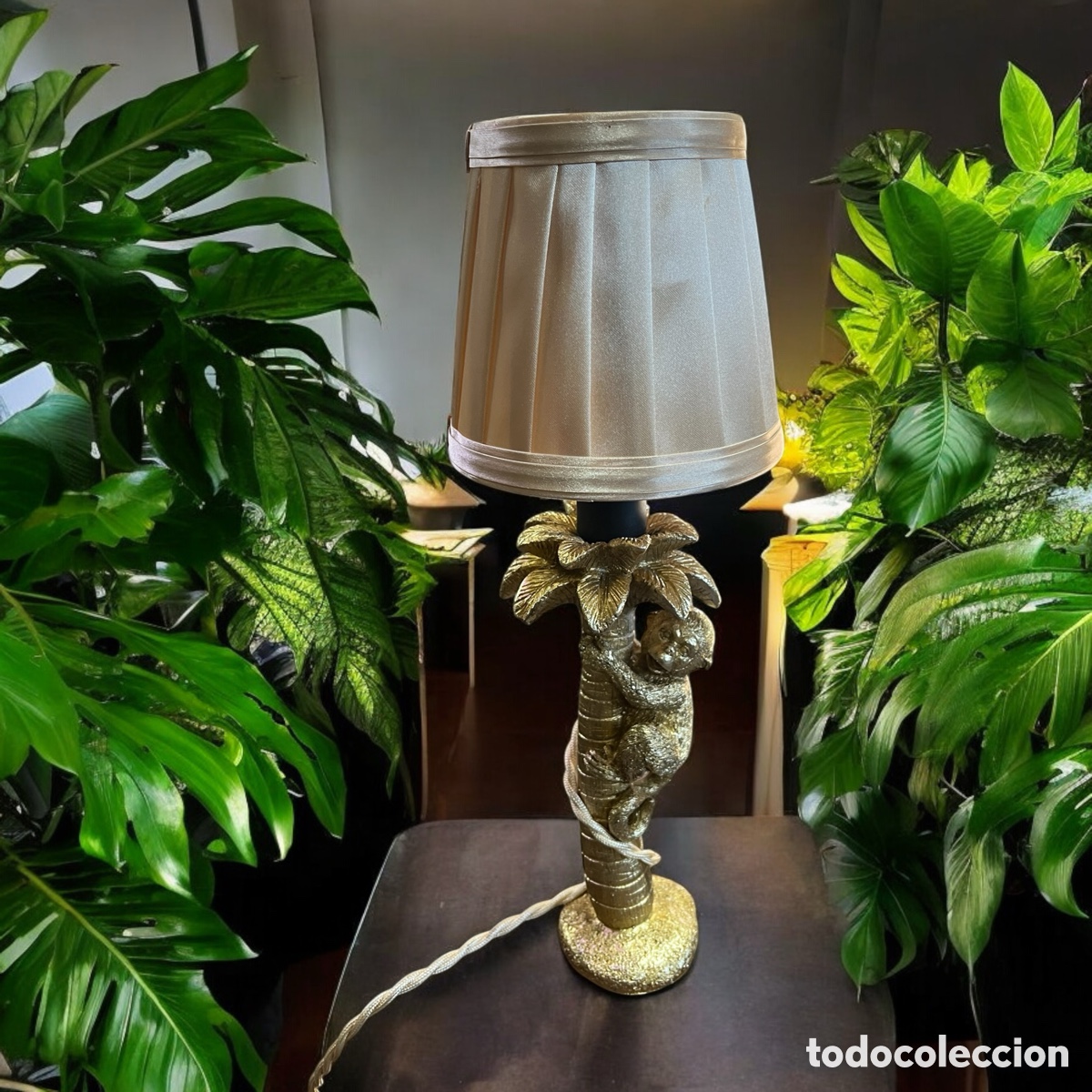 Vintage: L&aacute;mpara mono en palmera - Foto 4