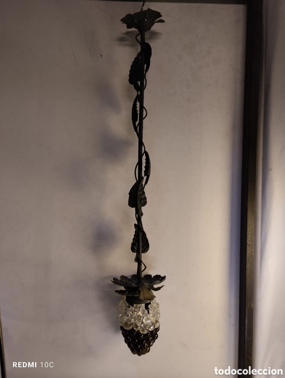 Vintage: L&aacute;mpara de techo en forma de rama - Foto 1