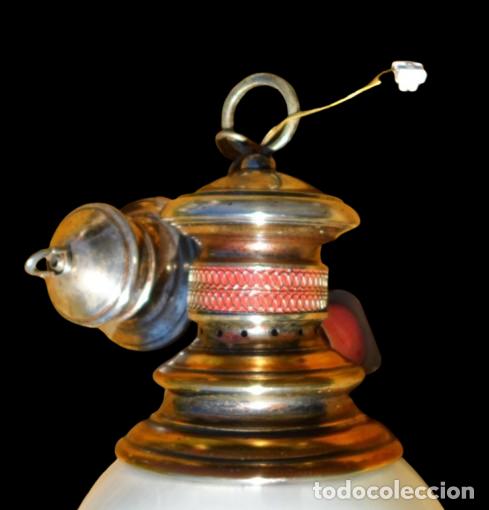 Vintage: LAMPARA DE TECHO&nbsp; DE OPALINA ART DECO FRANCINE - Foto 3